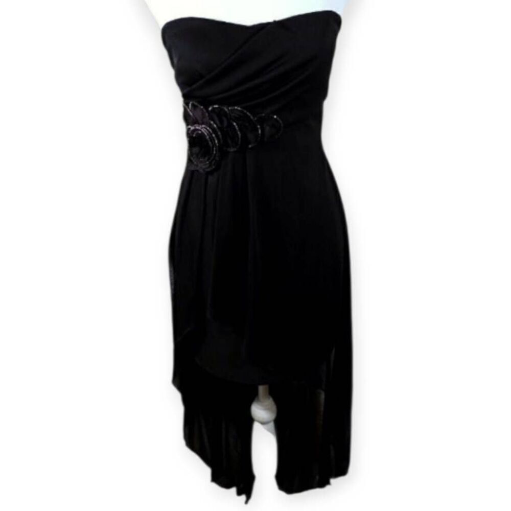 TEEZE ME BLACK STRAPLESS DRESS SZ.3 EUC.